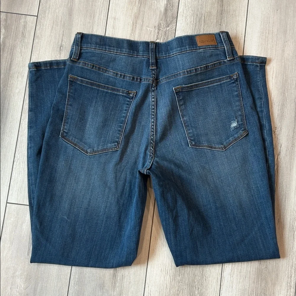Judy Blue boyfriend fit pull on elastic waist jeans size 30